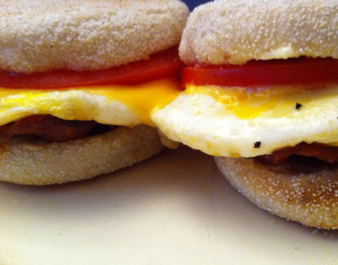 Filled English Muffins